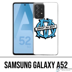 Coque Samsung Galaxy A52 - Logo Om Marseille Droit Au But