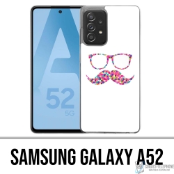 Custodia per Samsung Galaxy A52 - Occhiali baffi