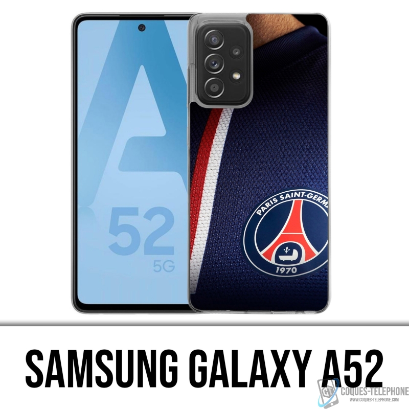 Coque Samsung Galaxy A52 - Maillot Bleu Psg Paris Saint Germain