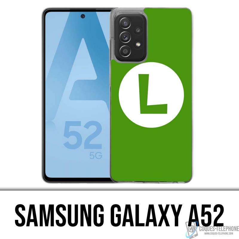 Coque Samsung Galaxy A52 - Mario Logo Luigi