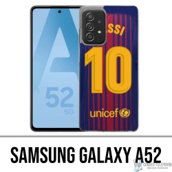 Custodia per Samsung Galaxy A52 - Messi Barcelona 10