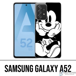 Funda para Samsung Galaxy A52 - Mickey blanco y negro