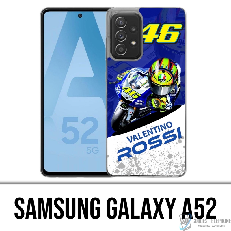 Samsung Galaxy A52 Case - Motogp Rossi Cartoon 2