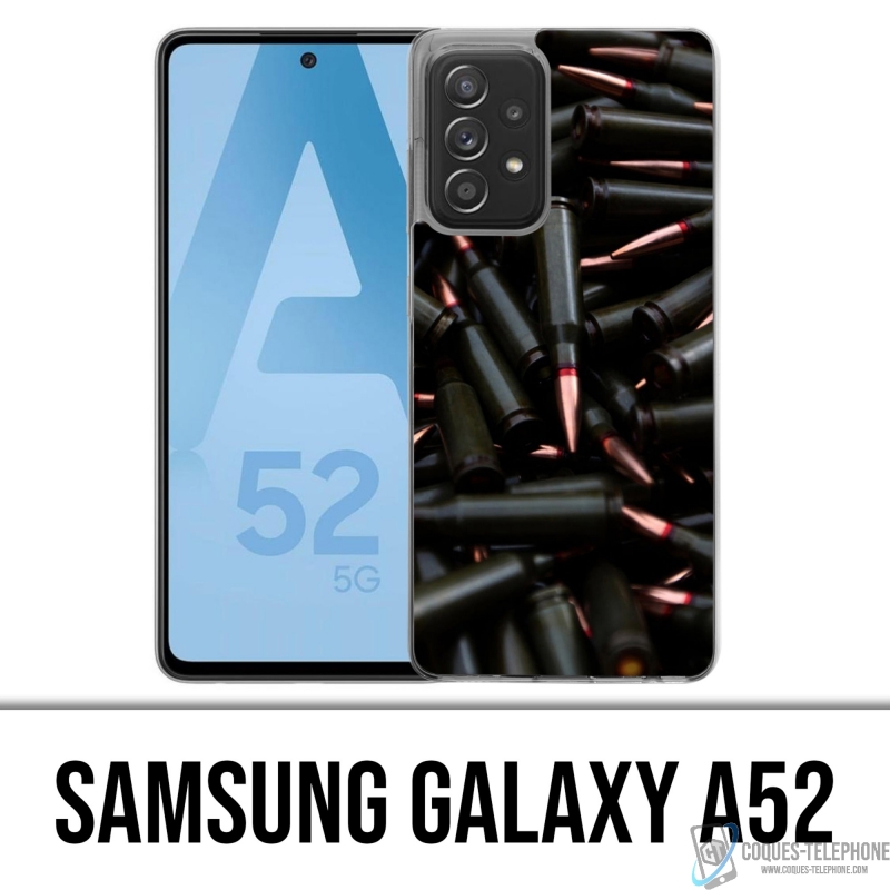 Custodia per Samsung Galaxy A52 - Munizioni nera