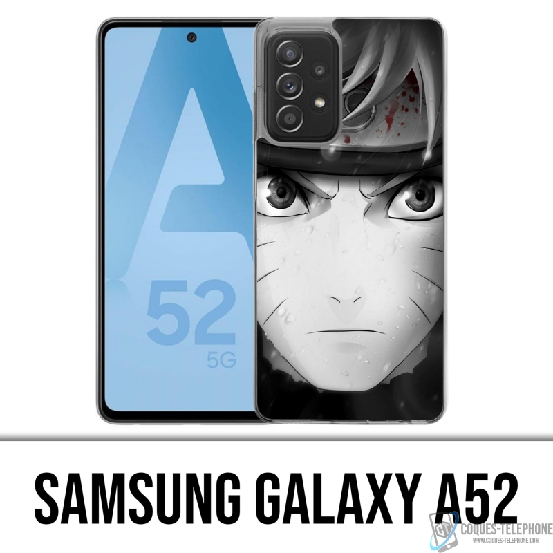 Coque Samsung Galaxy A52 - Naruto Noir Et Blanc
