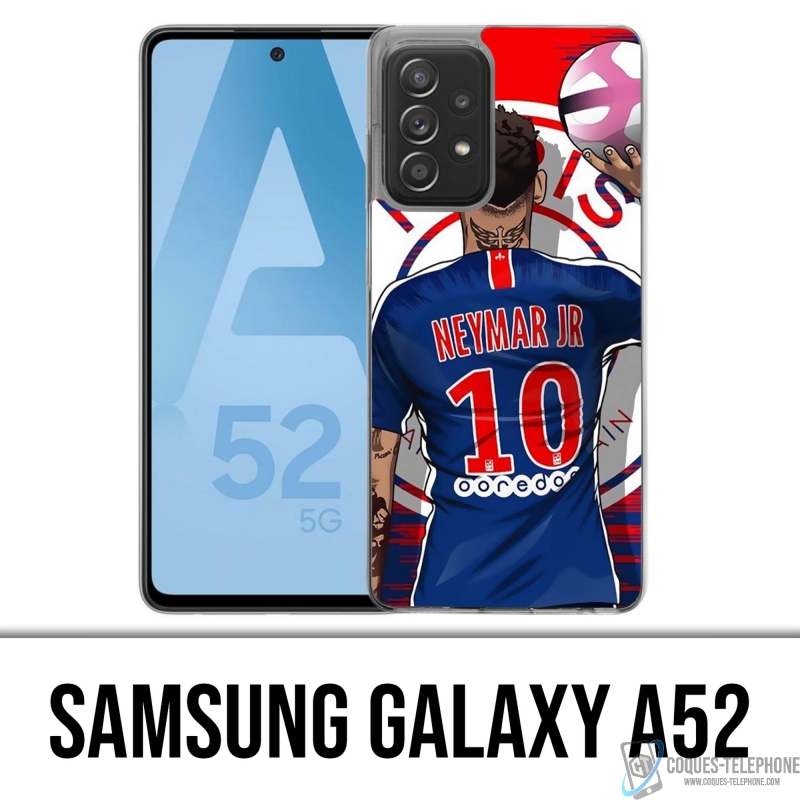 Samsung Galaxy A52 case - Neymar Psg Cartoon