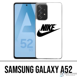 Funda Samsung Galaxy A52 - Logotipo de Nike Blanco