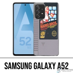 Samsung Galaxy A52 case - Nintendo Nes Mario Bros cartridge