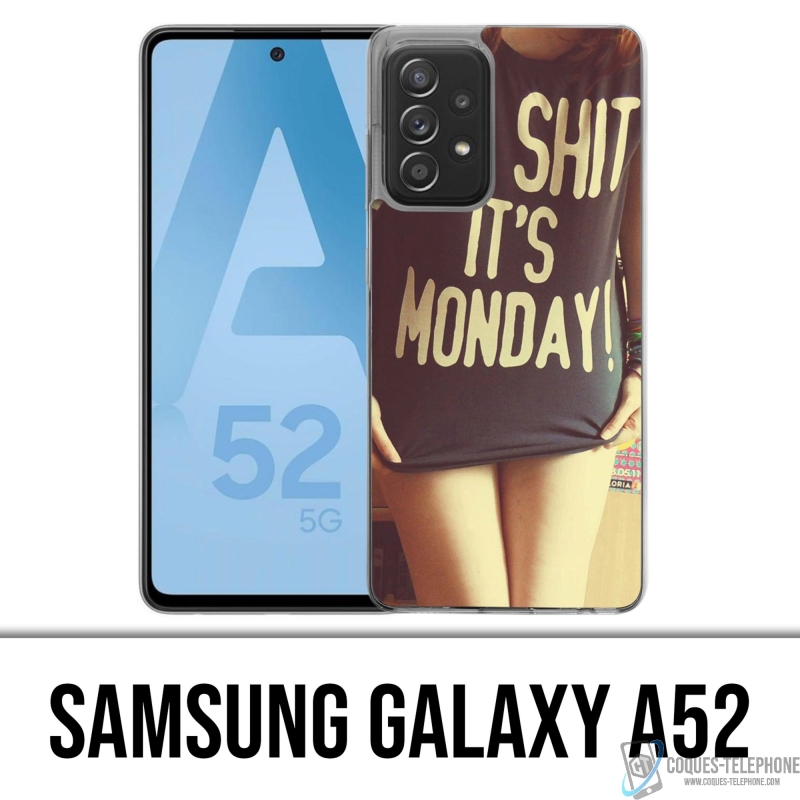 Samsung Galaxy A52 Case - Oh Shit Monday Girl