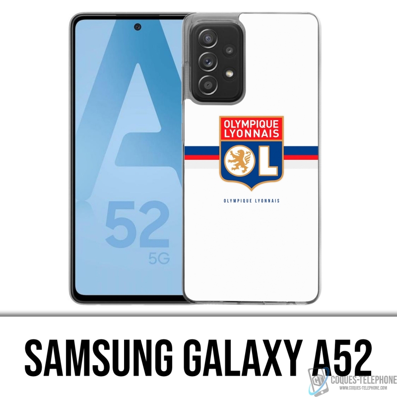 Coque Samsung Galaxy A52 - Ol Olympique Lyonnais Logo Bandeau