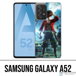 Custodia per Samsung Galaxy A52 - One Piece Rufy Jump Force