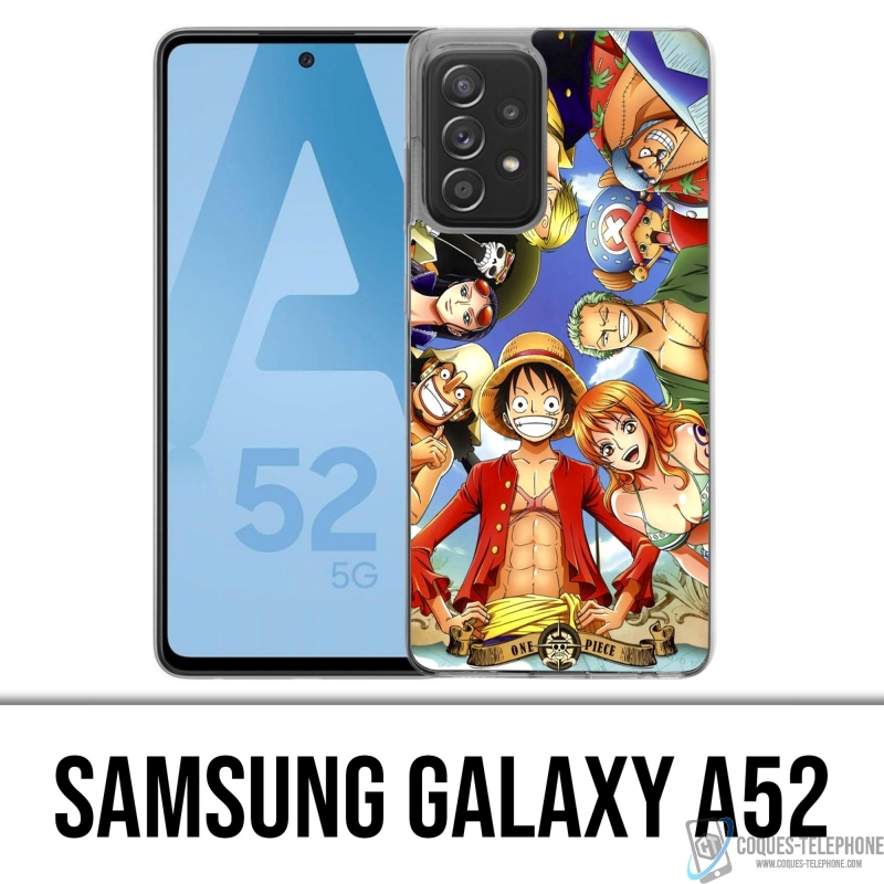 Custodie e protezioni Samsung Galaxy A52 - Personaggi di One Piece