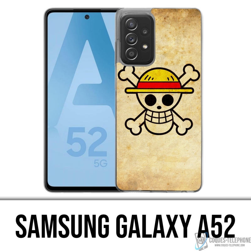 Funda Samsung Galaxy A52 - Logotipo Vintage de One Piece