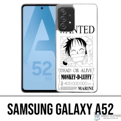 Funda Samsung Galaxy A52 - One Piece Wanted Luffy