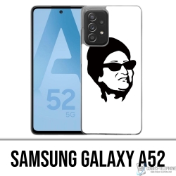 Custodia per Samsung Galaxy A52 - Oum Kalthoum Nero Bianco