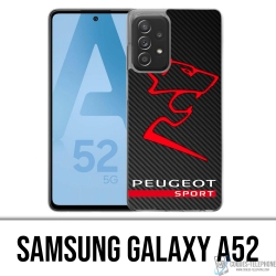 Coque Samsung Galaxy A52 - Peugeot Sport Logo