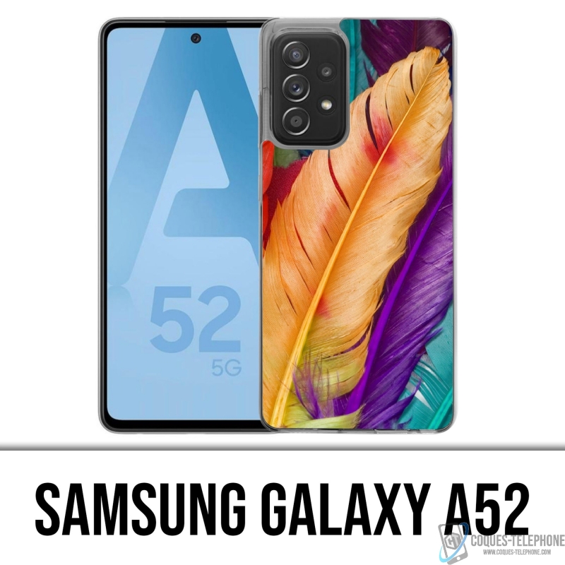 Custodia per Samsung Galaxy A52 - Piume
