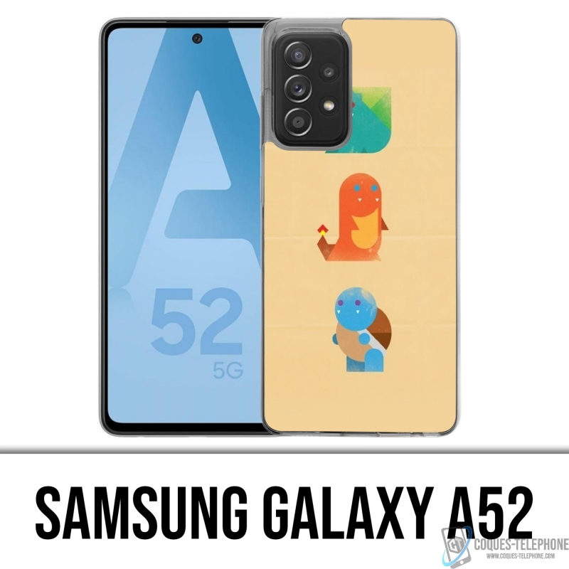 Coque Samsung Galaxy A52 - Pokemon Abstrait