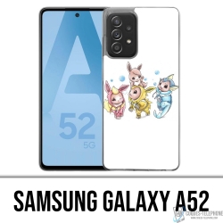 Coque Samsung Galaxy A52 - Pokémon Bébé Evoli Évolution