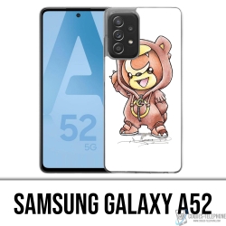 Custodia per Samsung Galaxy A52 - Pokemon Baby Teddiursa