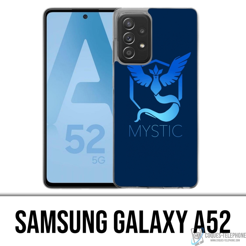 Coque Samsung Galaxy A52 - Pokémon Go Team Msytic Bleu