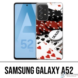 Coque Samsung Galaxy A52 - Poker Dealer