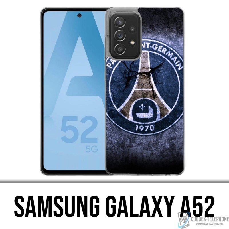 Samsung Galaxy A52 Case - Psg Logo Grunge