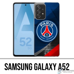 Custodia per Samsung Galaxy A52 - Psg Logo in metallo cromato