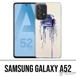 Samsung Galaxy A52 case - R2D2 Paint