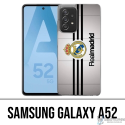 Custodia per Samsung Galaxy A52 - Strisce Real Madrid