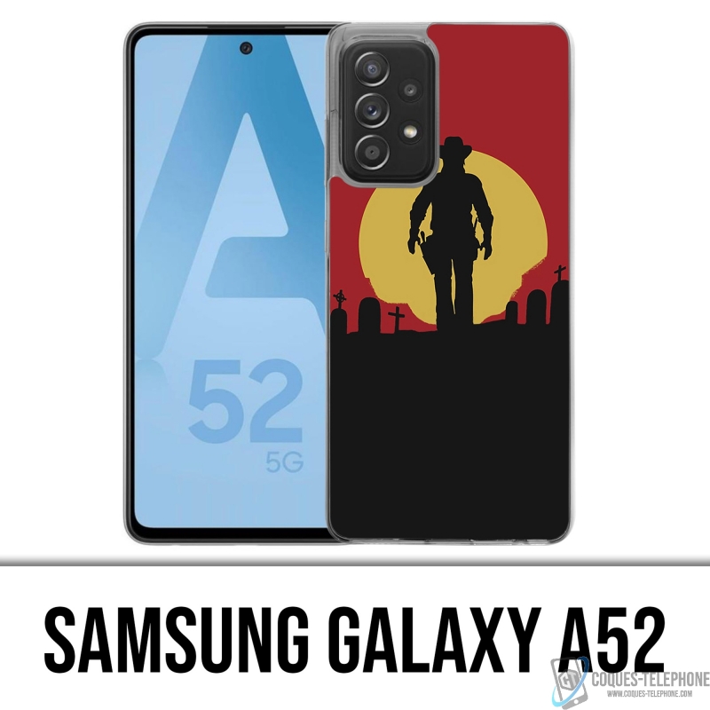 Coque Samsung Galaxy A52 - Red Dead Redemption Sun
