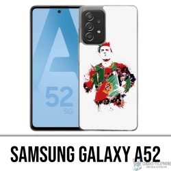 Samsung Galaxy A52 Case - Ronaldo Football Splash