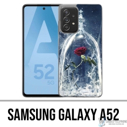 Coque Samsung Galaxy A52 - Rose Belle Et La Bete