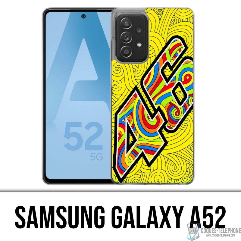 Samsung Galaxy A52 case - Rossi 46 Waves