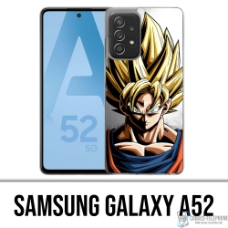 Custodia per Samsung Galaxy A52 - Goku Wall Dragon Ball Super