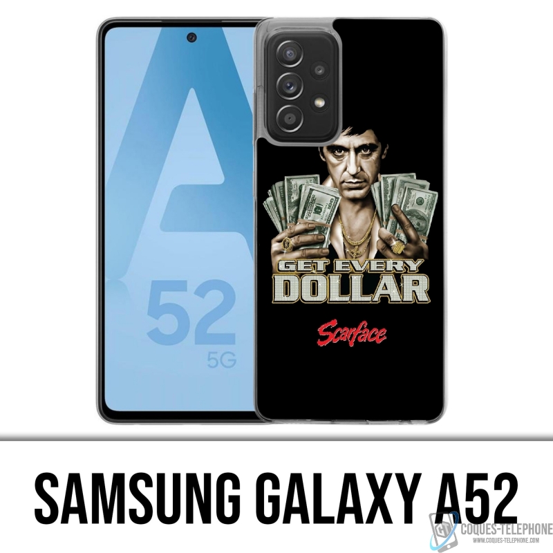 Samsung Galaxy A52 case - Scarface Get Dollars