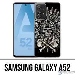 Funda Samsung Galaxy A52 - Skull Head Feathers