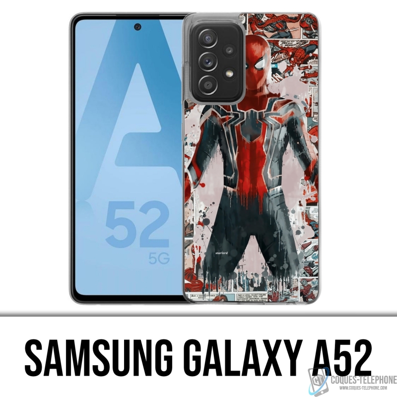 Funda Samsung Galaxy A52 - Spiderman Comics Splash
