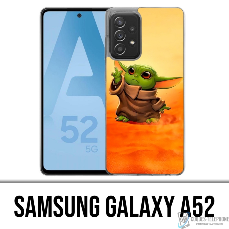 Samsung Galaxy A52 Case - Star Wars Baby Yoda Fanart