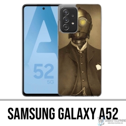 Custodia per Samsung Galaxy A52 - Star Wars Vintage C3Po