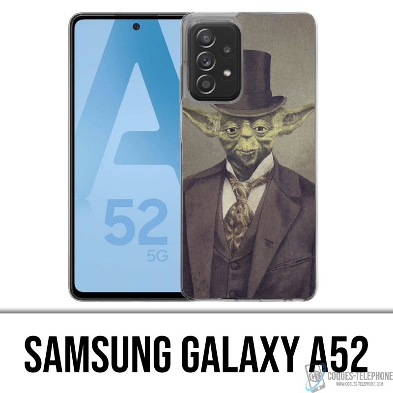 Custodia per Samsung Galaxy A52 - Star Wars Vintage Yoda