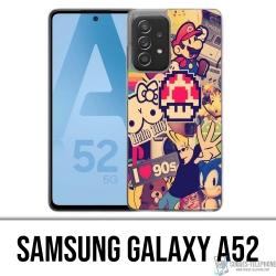 Samsung Galaxy A52 Case - Vintage 90S Aufkleber