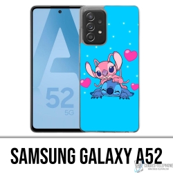 Custodia per Samsung Galaxy A52 - Stitch Angel Love