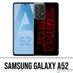 Funda Samsung Galaxy A52 - Logotipo de Stranger Things