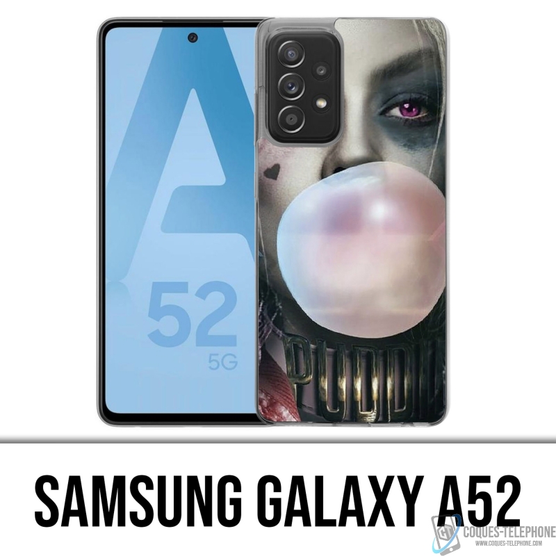 Coque Samsung Galaxy A52 - Suicide Squad Harley Quinn Bubble Gum