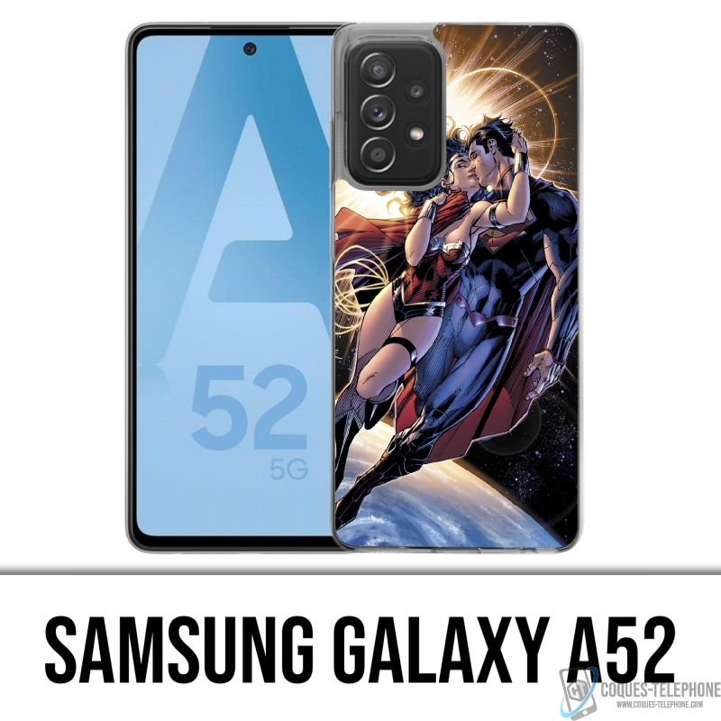 Custodia per Samsung Galaxy A52 - Superman Wonderwoman