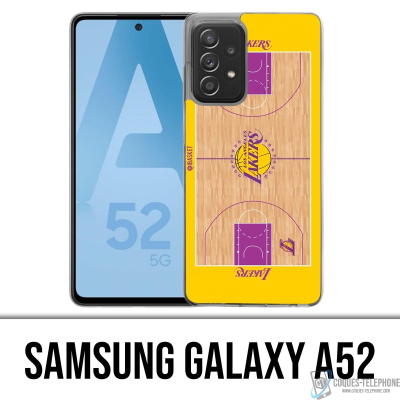 Custodia Samsung Galaxy A52 - Besketball Lakers Nba Field
