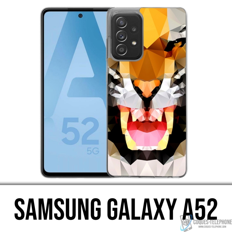 Coque Samsung Galaxy A52 - Tigre Geometrique