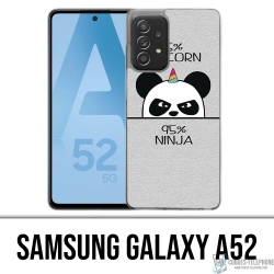 Coque Samsung Galaxy A52 - Unicorn Ninja Panda Licorne