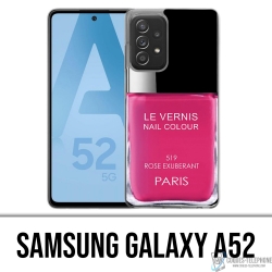 Coque Samsung Galaxy A52 - Vernis Paris Rose